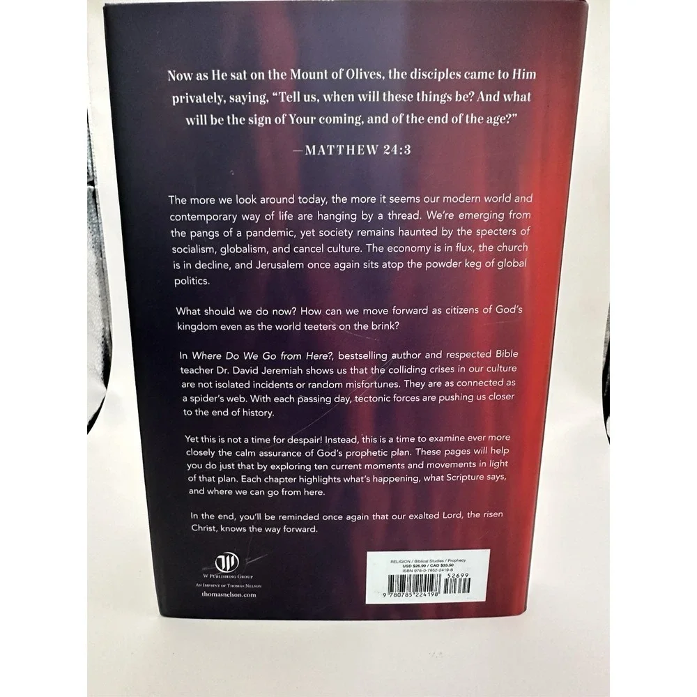 Where‎ Do We Go from Here? David Jeremiah Hardcover